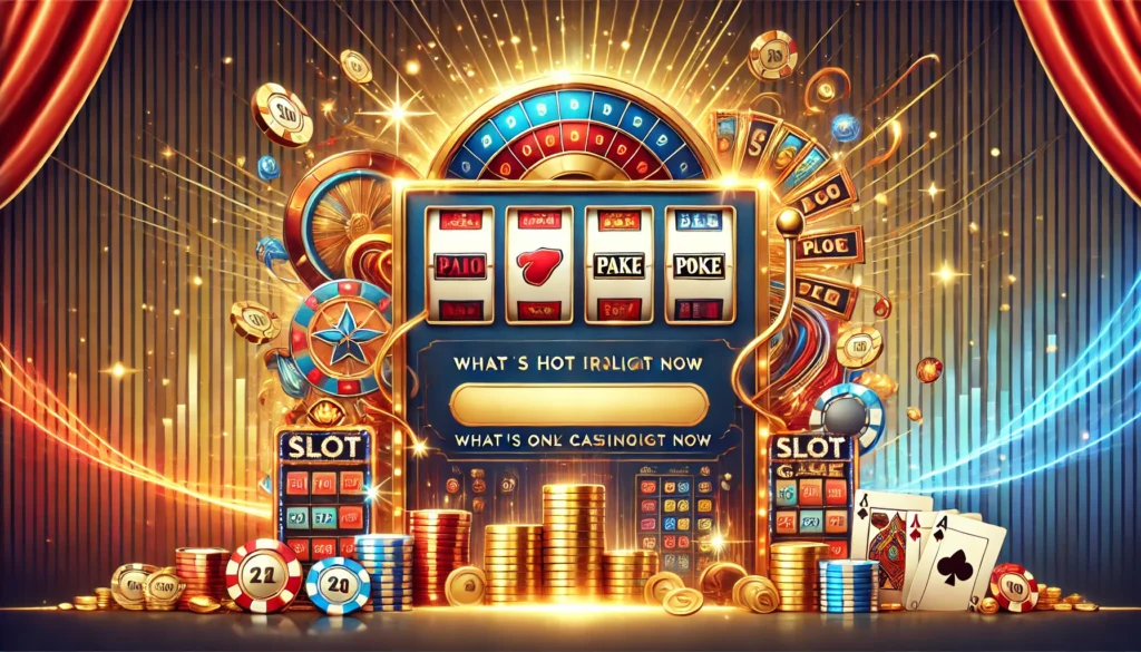 Slot Game Trends: What’s Hot in Online Casinos Right Now