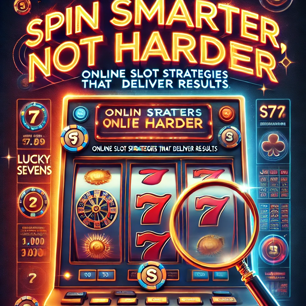 Spin Smarter, Not Harder: Online Slot Strategies That Deliver Results