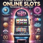 The Insider’s Guide to Online Slots: Techniques You Can Trust