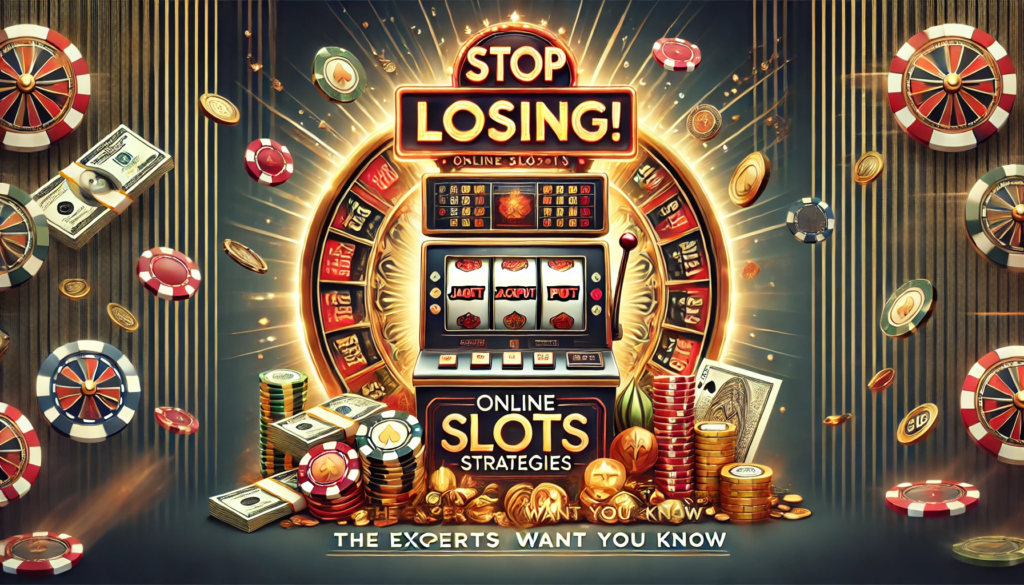 Stop Losing! Online Slots Strategies the Experts Don’t Want You to Know